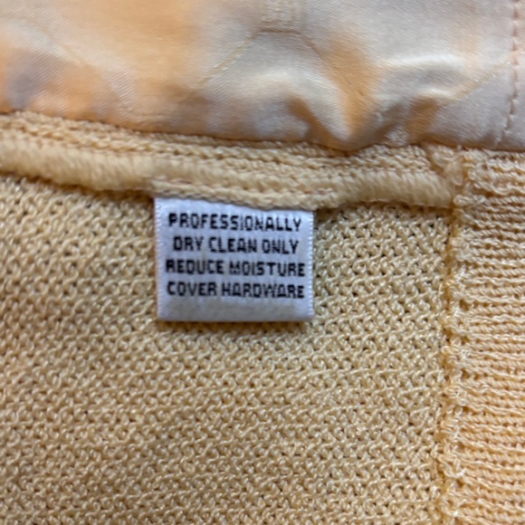 St. John Yellow Blazer with Button Detail. Size 12. - Picture 9 of 10